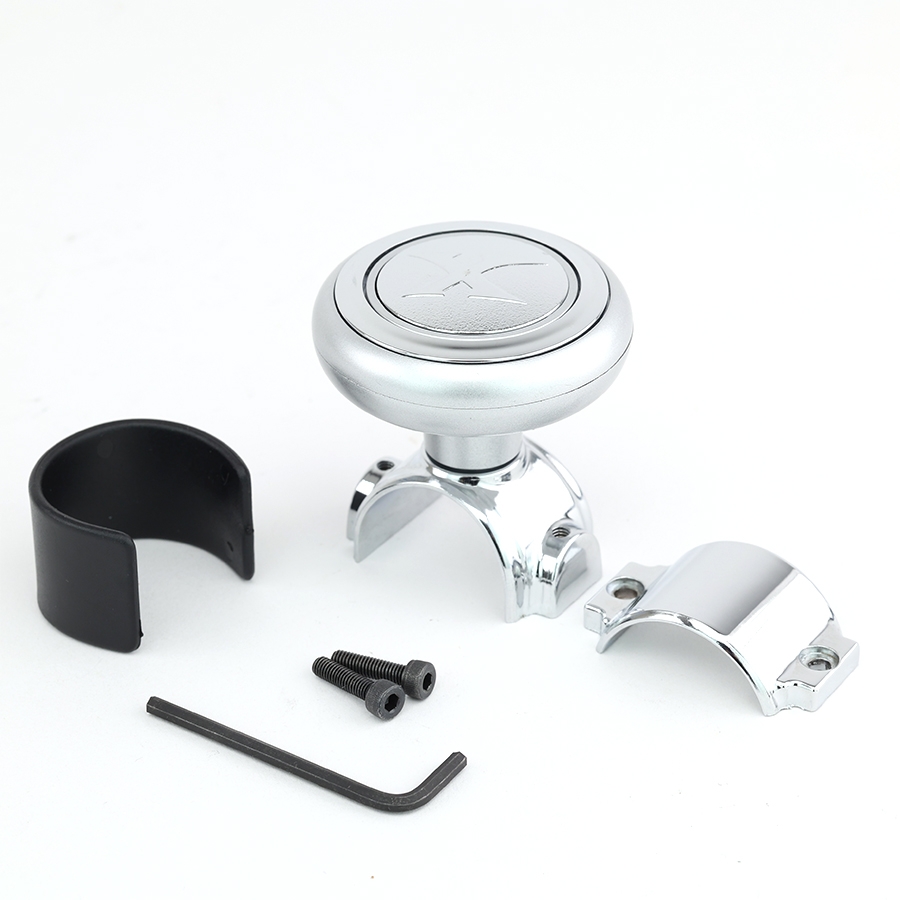 Tay Quay Trợ Lực Vô Lăng Ô Tô CIND Sport X JM-7604PS Màu Bạc - Nhập Khẩu Chính Hãng