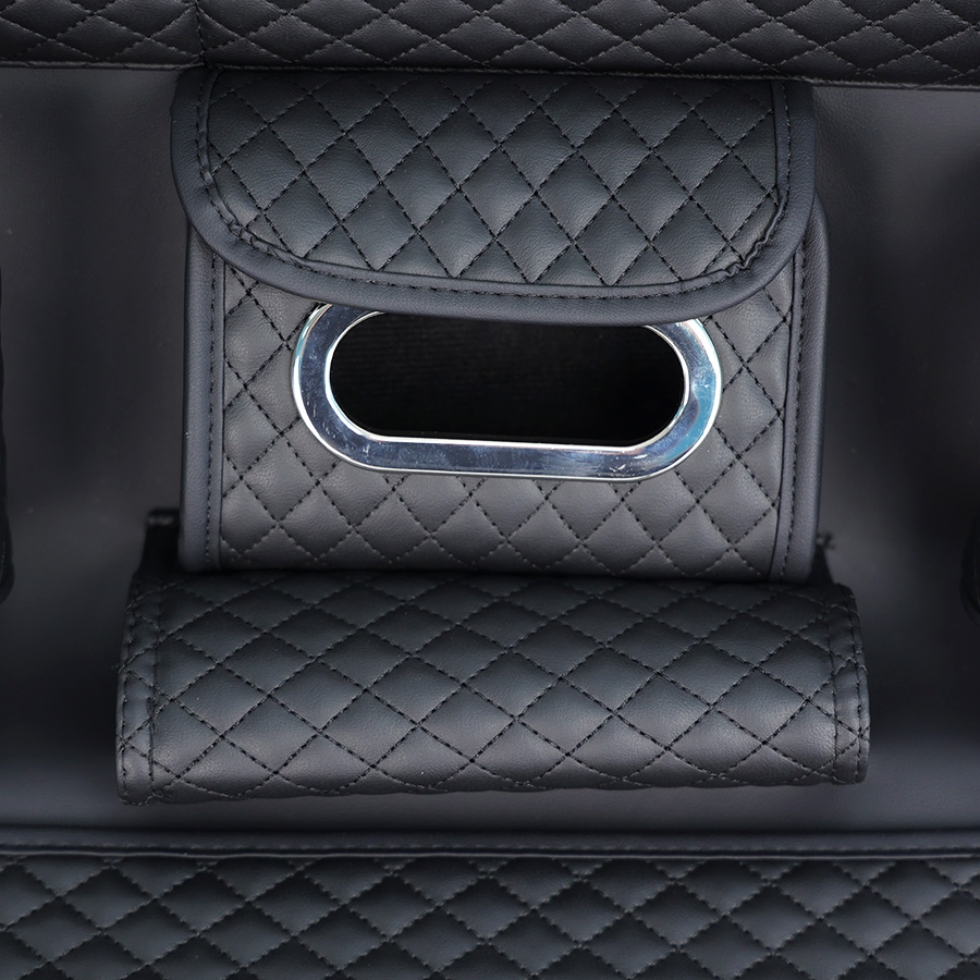 Túi Đựng Đồ Xe Hơi Đa Năng Sau Ghế Ô Tô CIND CD-L011 Da PU Màu Đen - Nhập Khẩu Chính Hãng