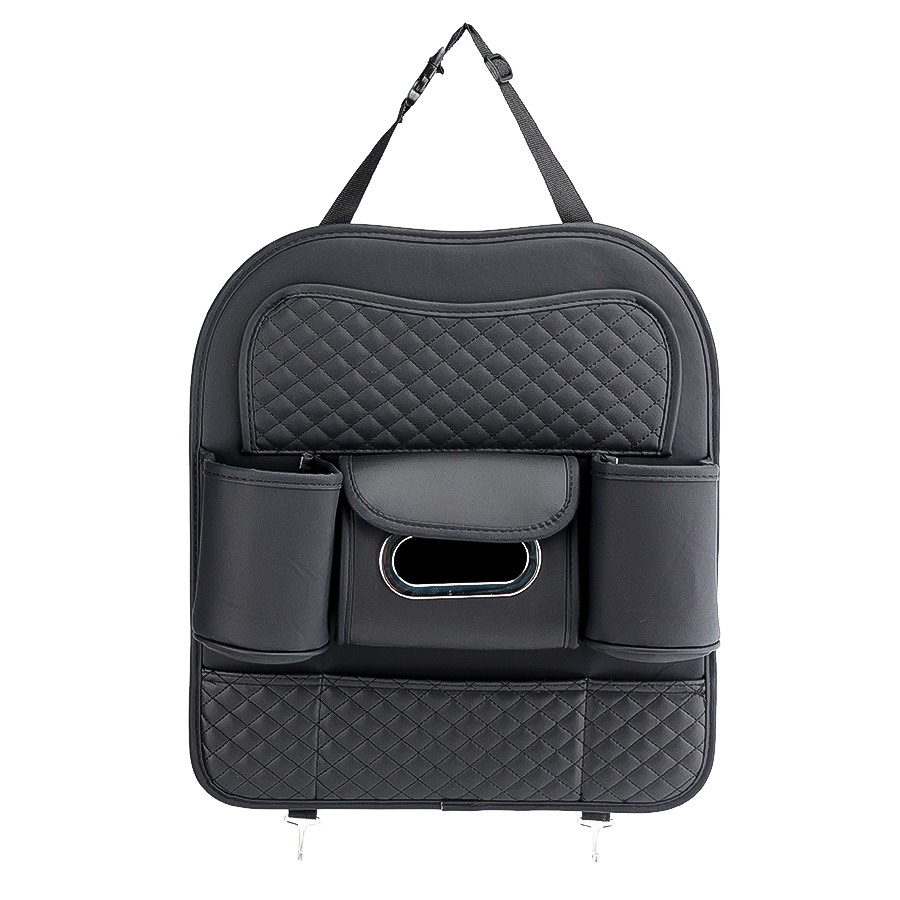 Túi Đựng Đồ Xe Hơi Đa Năng Sau Ghế Ô Tô CIND CD-N011 Da PU Màu Đen - Nhập Khẩu Chính Hãng