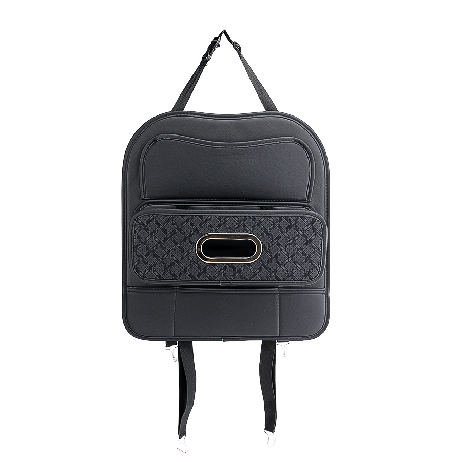 Túi Đựng Đồ Xe Hơi Đa Năng Sau Ghế Ô Tô CIND CD-T011 Da PU Màu Đen - Nhập Khẩu Chính Hãng