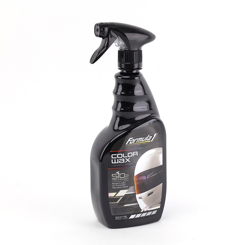 Xịt Phủ Bóng Màu Trắng Ceramic Color Wax SiO2 FORMULA 1 617963 680ml Làm Sáng Màu Xe Bóng Sáng Như Mới - Nhập Khẩu Chính Hãng
