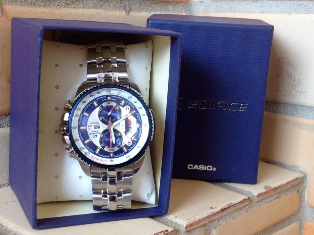 Đồng hồ Nam Casio Edifice EF-558D-2AVUDF - Dây kim loại KUNKUN WATCH