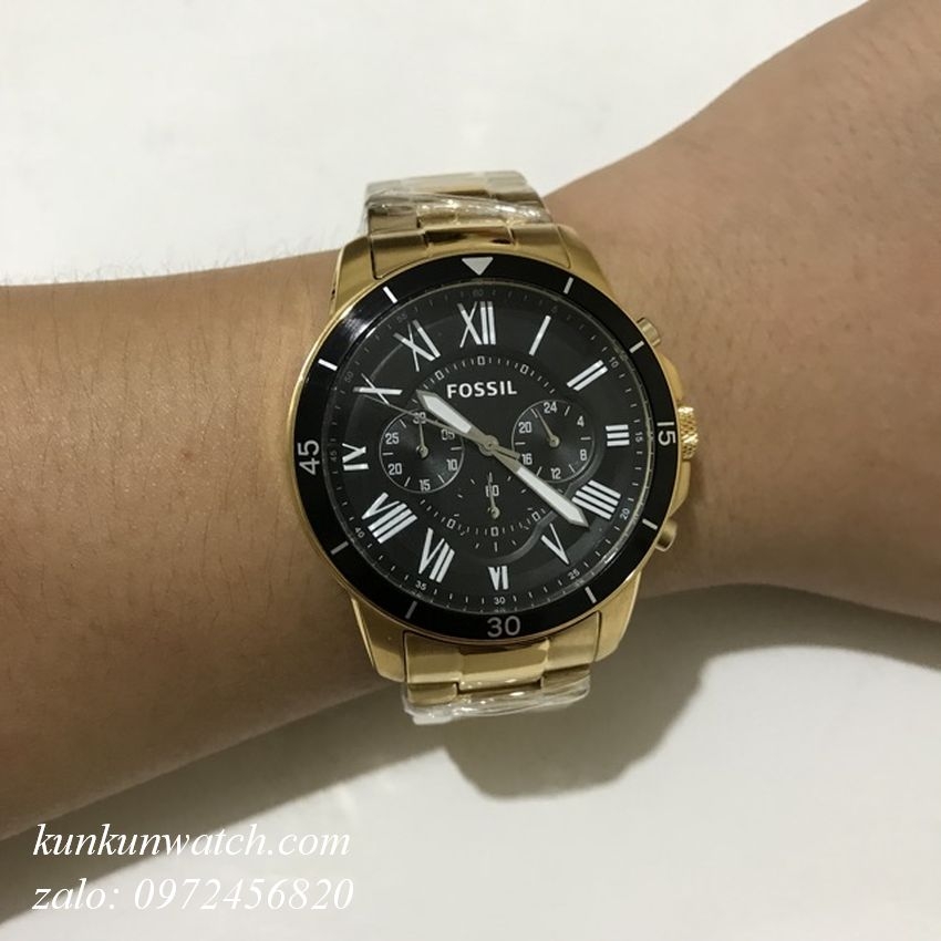 Đồng Hồ Nam Fossil FS5267 Chronograph Điểm Số La Mã Các Mốc Giờ 44mm ...