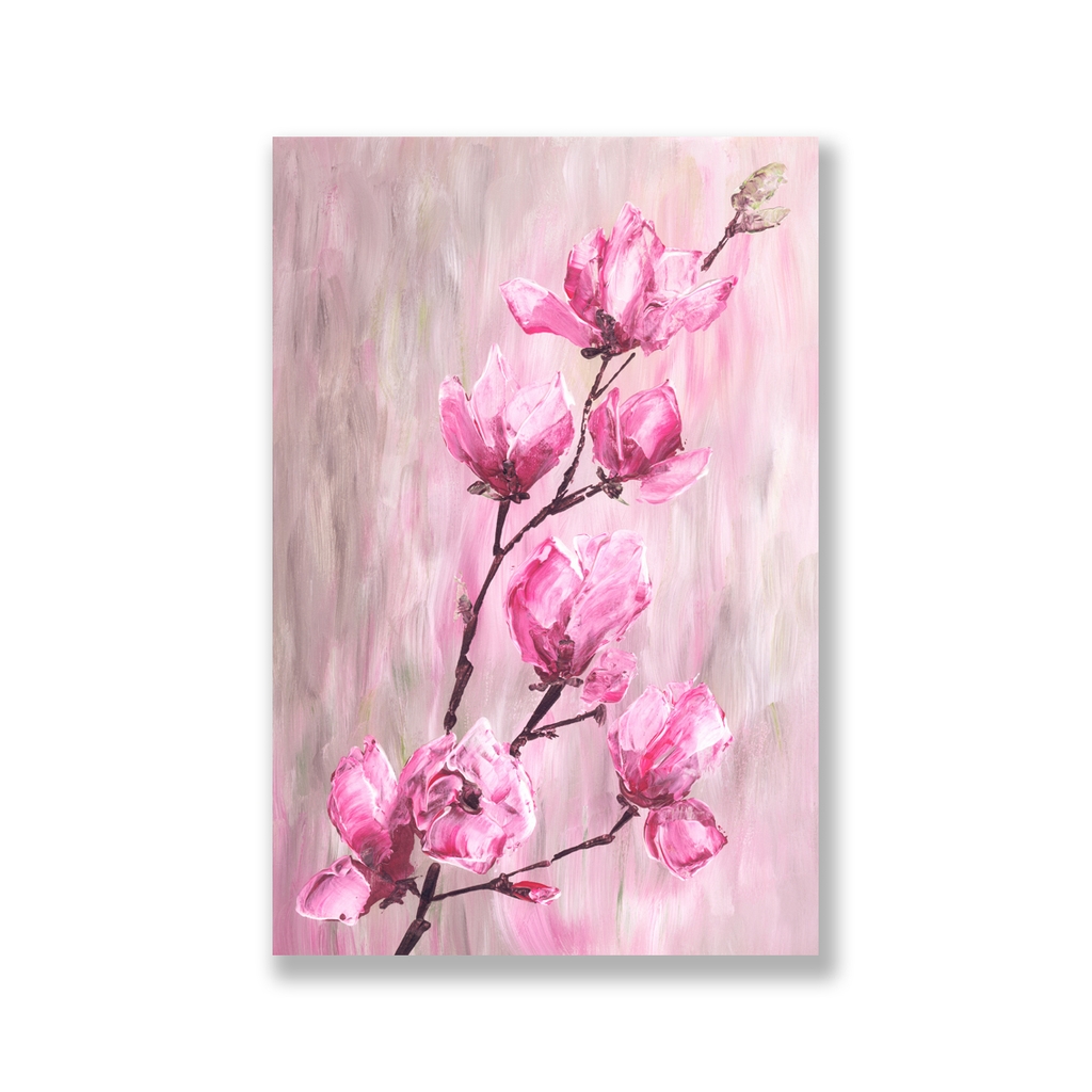 Tranh Magnolia flowers, Pink S0211