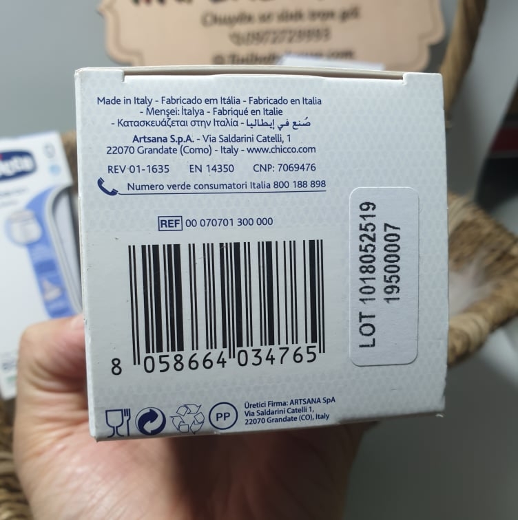 [HCM]Bình Sữa Sơ Sinh Đa Năng Micro Sư Tử Nhí Chicco 60Ml