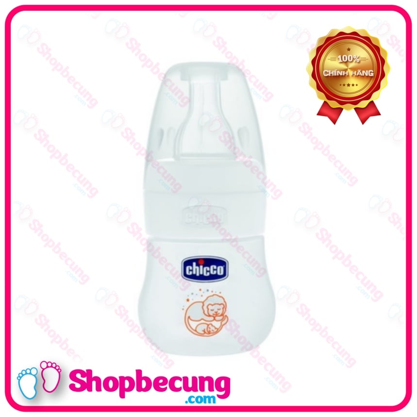 [HCM]Bình Sữa Sơ Sinh Đa Năng Micro Sư Tử Nhí Chicco 60Ml