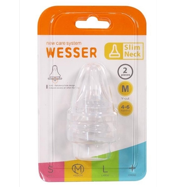 [HCM][Lấy mã giảm thêm 30%]Vỉ 2 Núm Wesser Cổ Hẹp