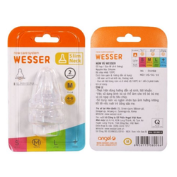 [HCM][Lấy mã giảm thêm 30%]Vỉ 2 Núm Wesser Cổ Hẹp
