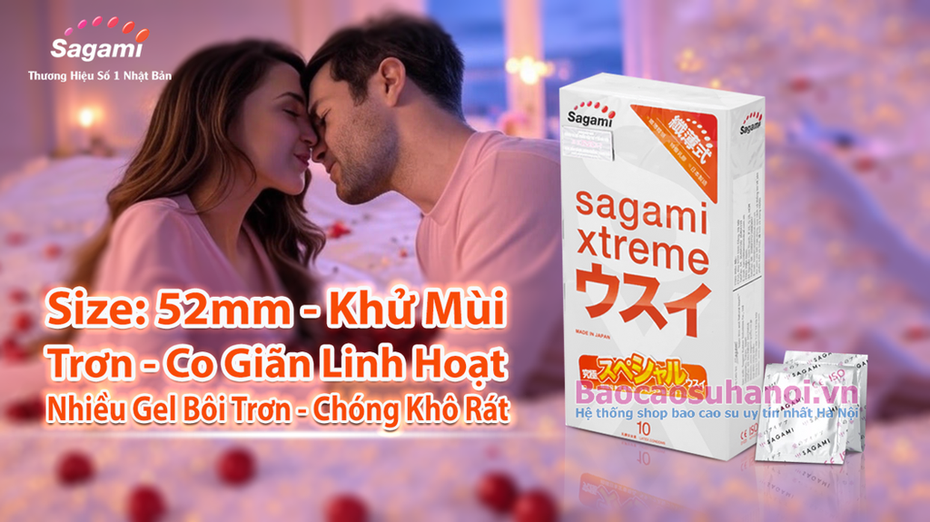 bcs-sagami-xtreme-super-thin-màu-trắng