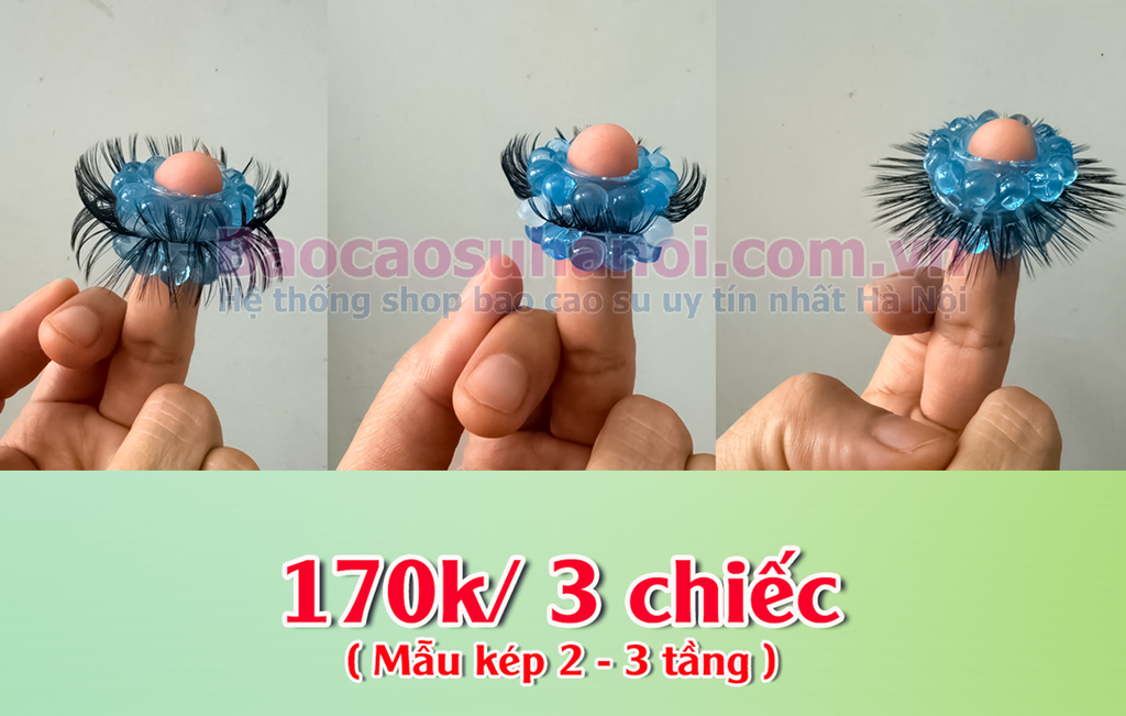 vòng-lông-ngựa-2-tầng-màu-xanh
