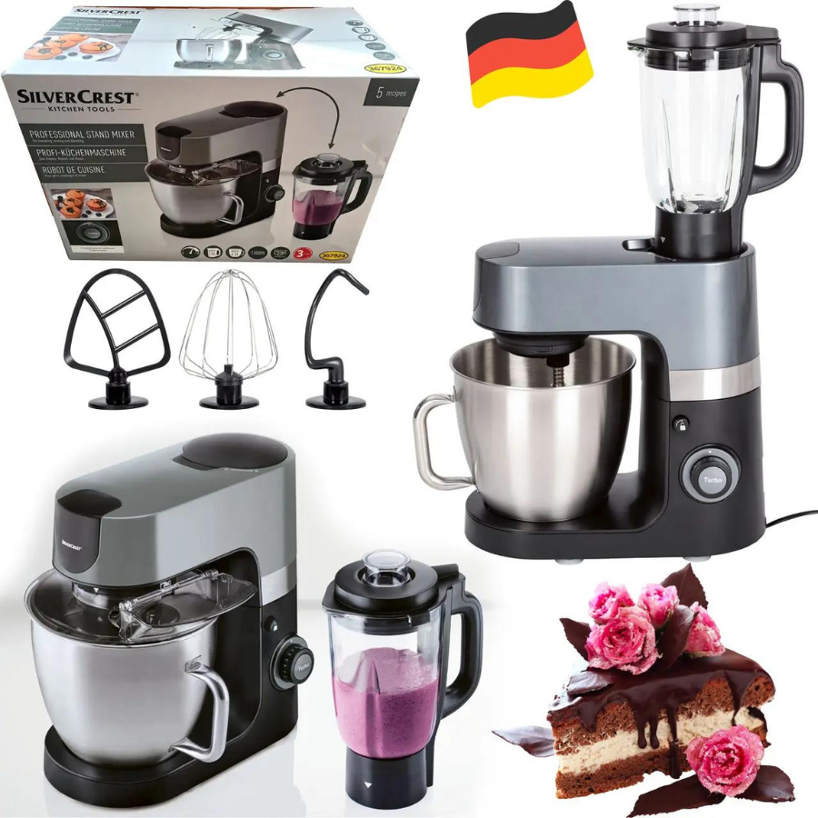 Máy nhào bột SILVERCREST 6.3L 1300W