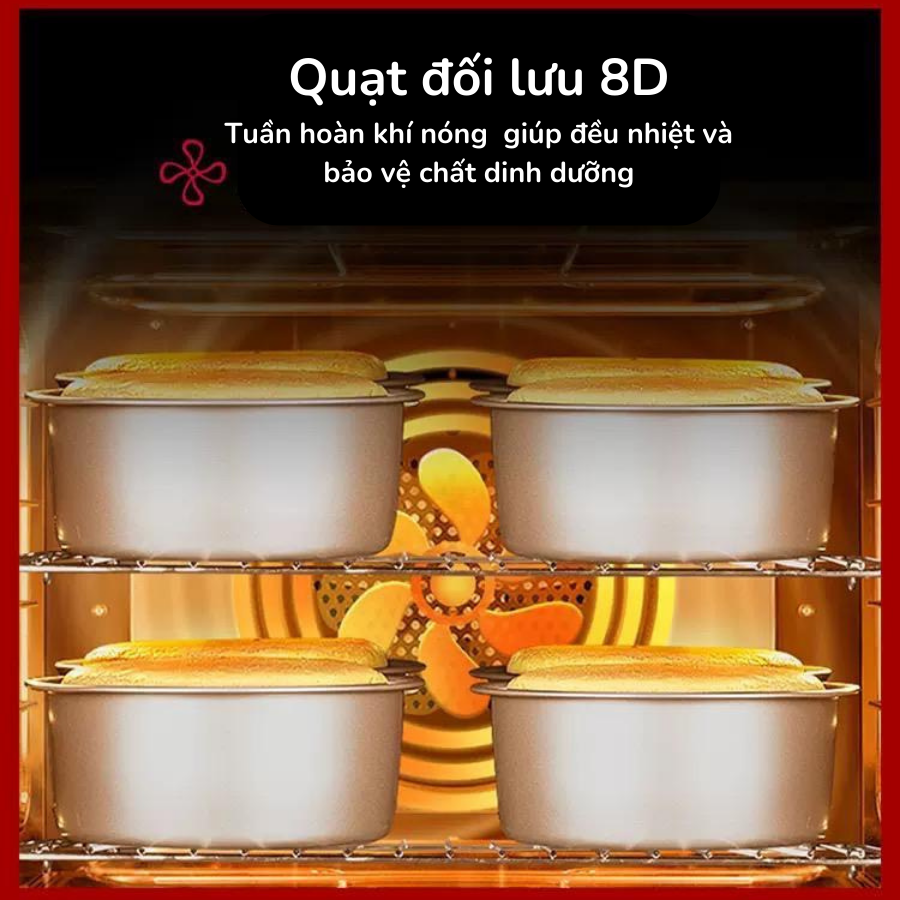 Lò nướng đối lưu 75L ACA