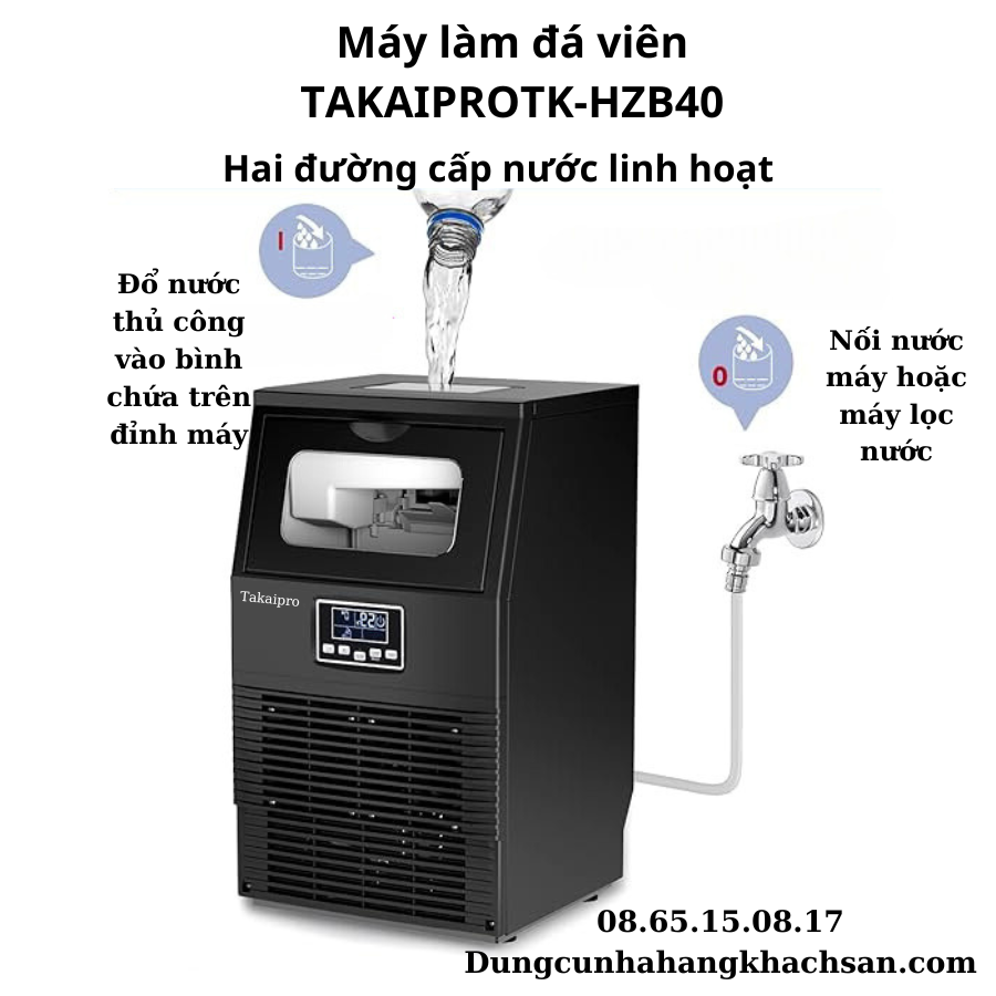 Máy làm đá viên TAKAIPRO 40 Kg TK-HZB40