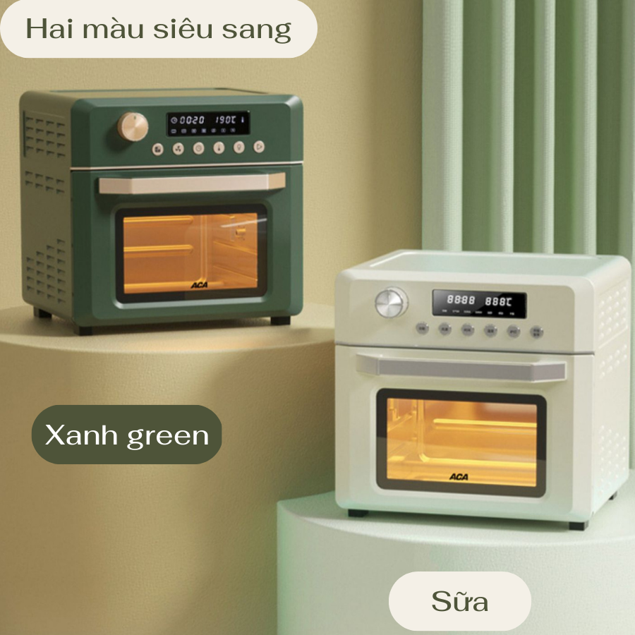 Lò nướng kết hợp nồi chiên không dầu 18L ACA