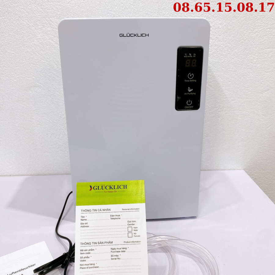 Máy hút ẩm GLUCKLICH GL-2200A 750ml/ngày