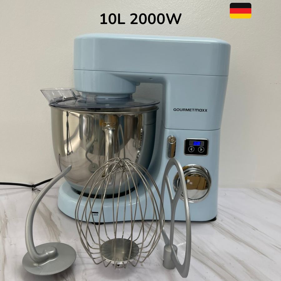 Máy nhào bột công nghiệp GOURMETMAXX 10L 2000W - Bản quốc tế