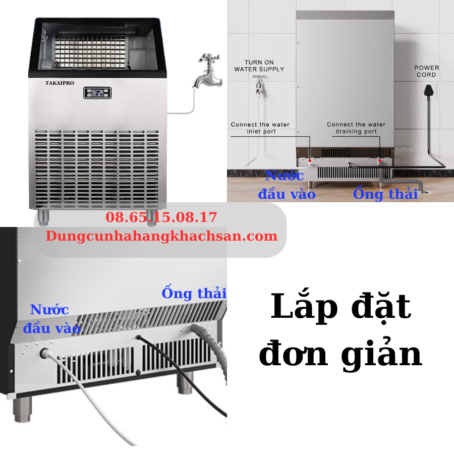 Máy làm đá viên TAKAIPRO 120 KG TK-HZB120