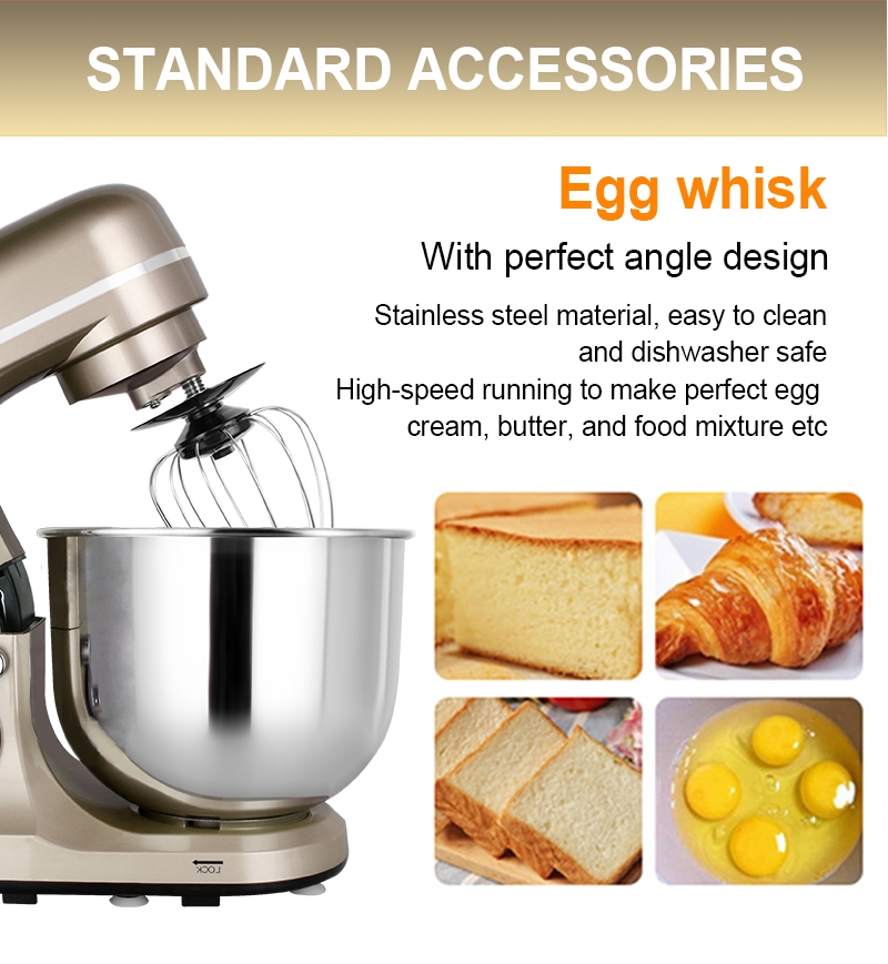 Máy nhào bột công nghiệp 8L 1600W GALAXY NATUREL