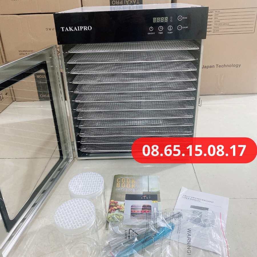Máy sấy thực phẩm 12 khay SEMIKRON TAKAIPRO