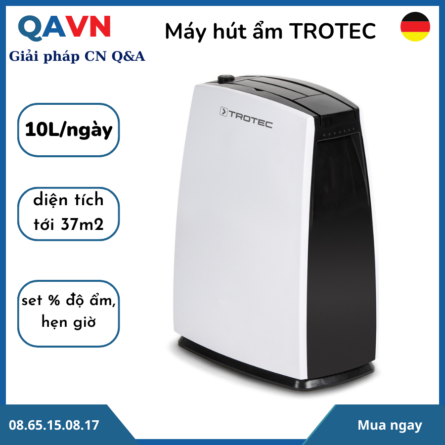 Máy hút ẩm TROTEC 12L/ngày