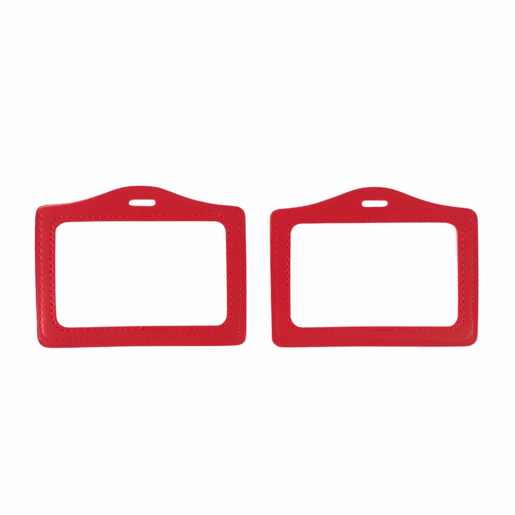 Bao đựng thẻ da 8.5x5.5cm 2 mặt kiếng ngang (50)