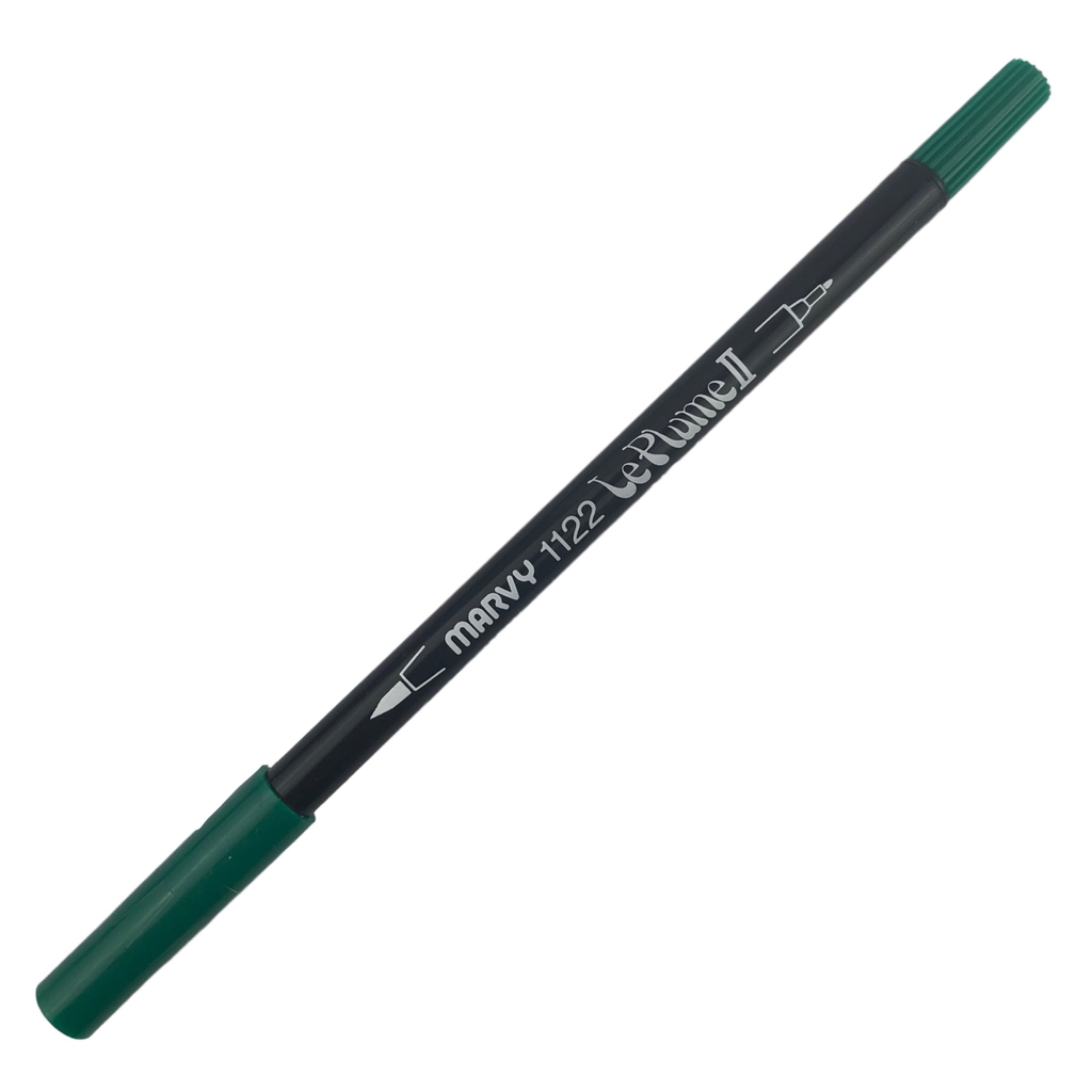 Bút lông hai đầu Marvy Uchida 1122 tone xanh lá