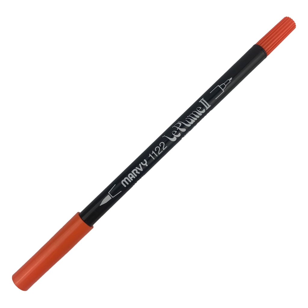 Bút lông hai đầu Marvy Uchida 1122 tone cam nâu