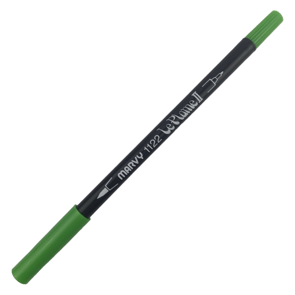 Bút lông hai đầu Marvy Uchida 1122 tone xanh lá