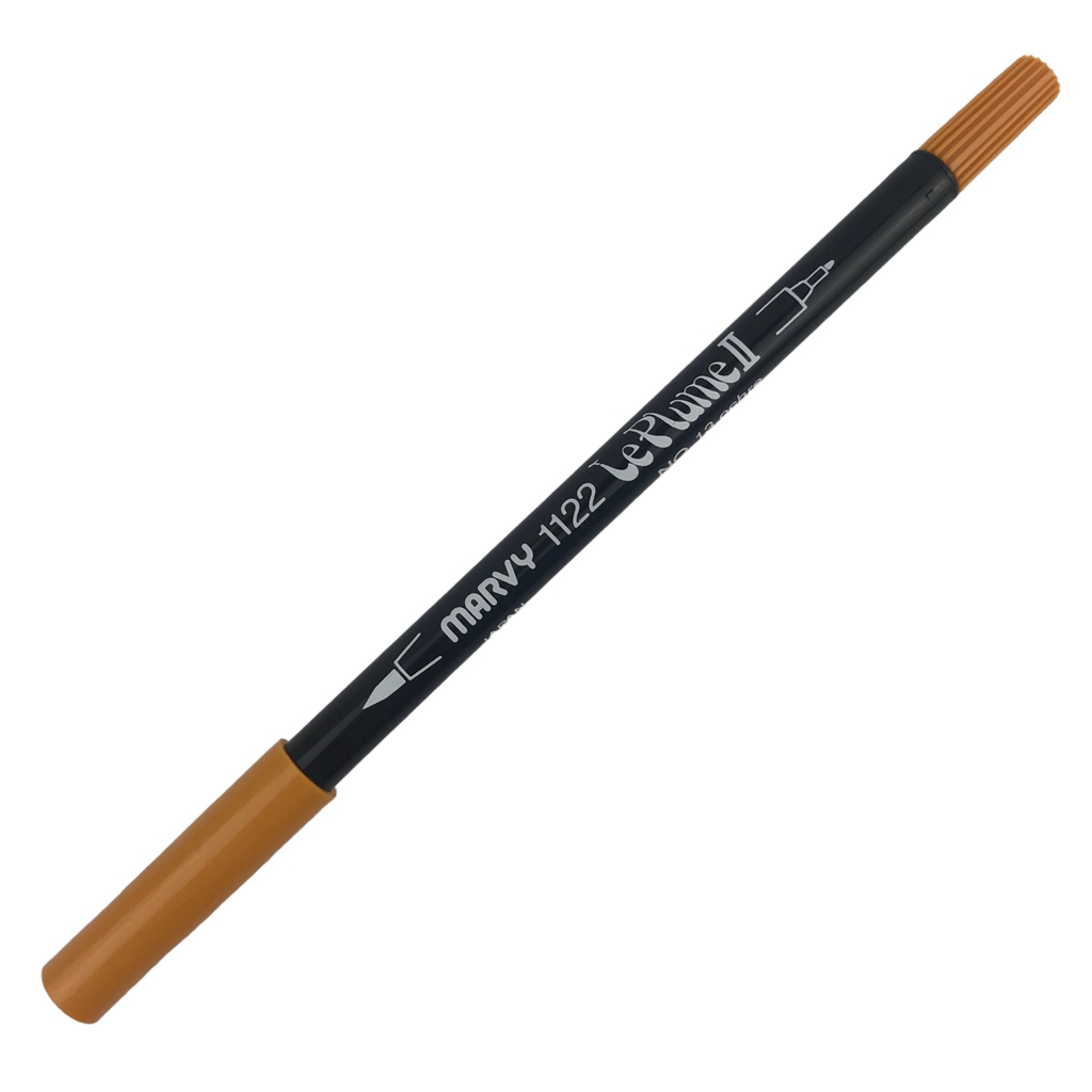 Bút lông hai đầu Marvy Uchida 1122 tone vàng