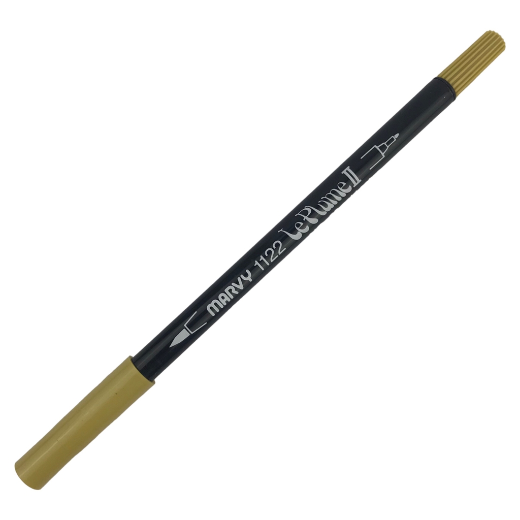 Bút lông hai đầu Marvy Uchida 1122 tone vàng