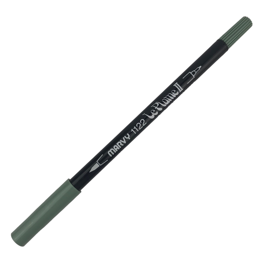 Bút lông hai đầu Marvy Uchida 1122 tone xanh lá