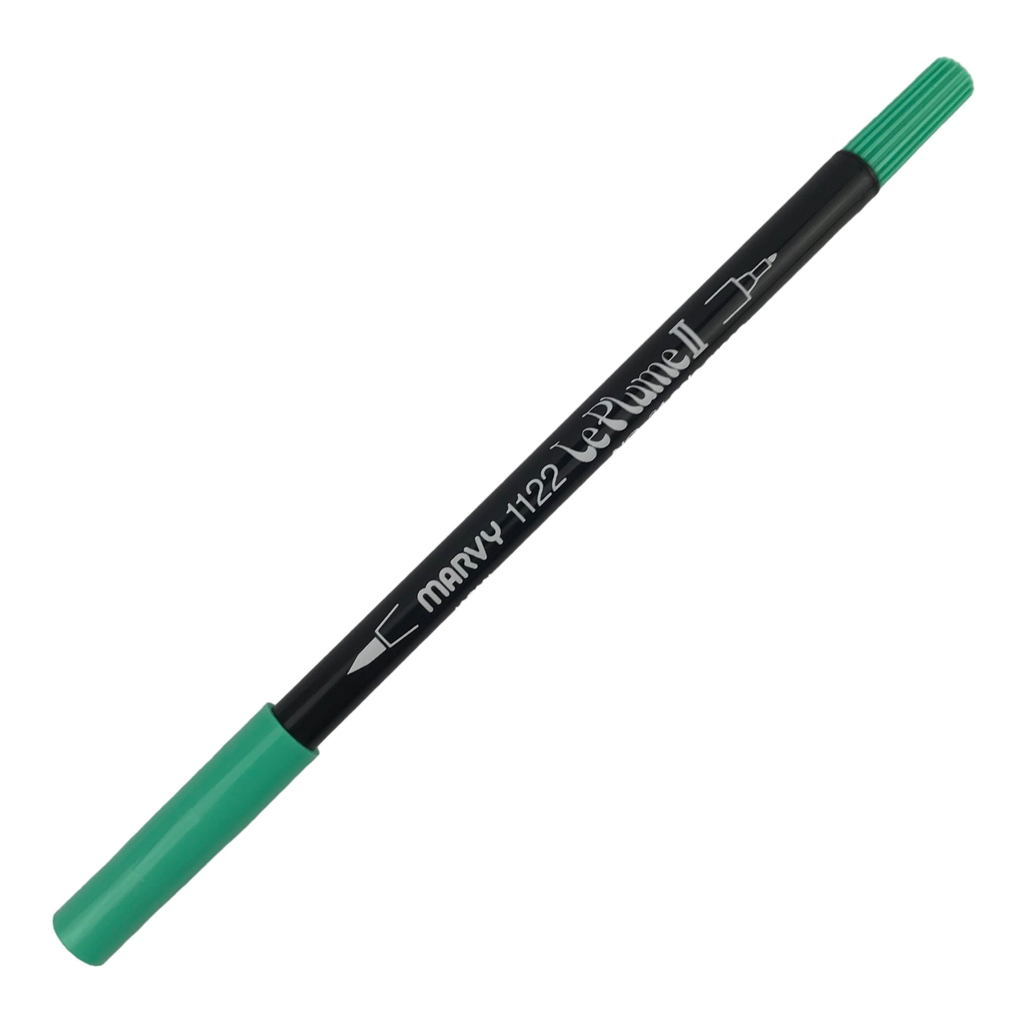 Bút lông hai đầu Marvy Uchida 1122 tone xanh lá