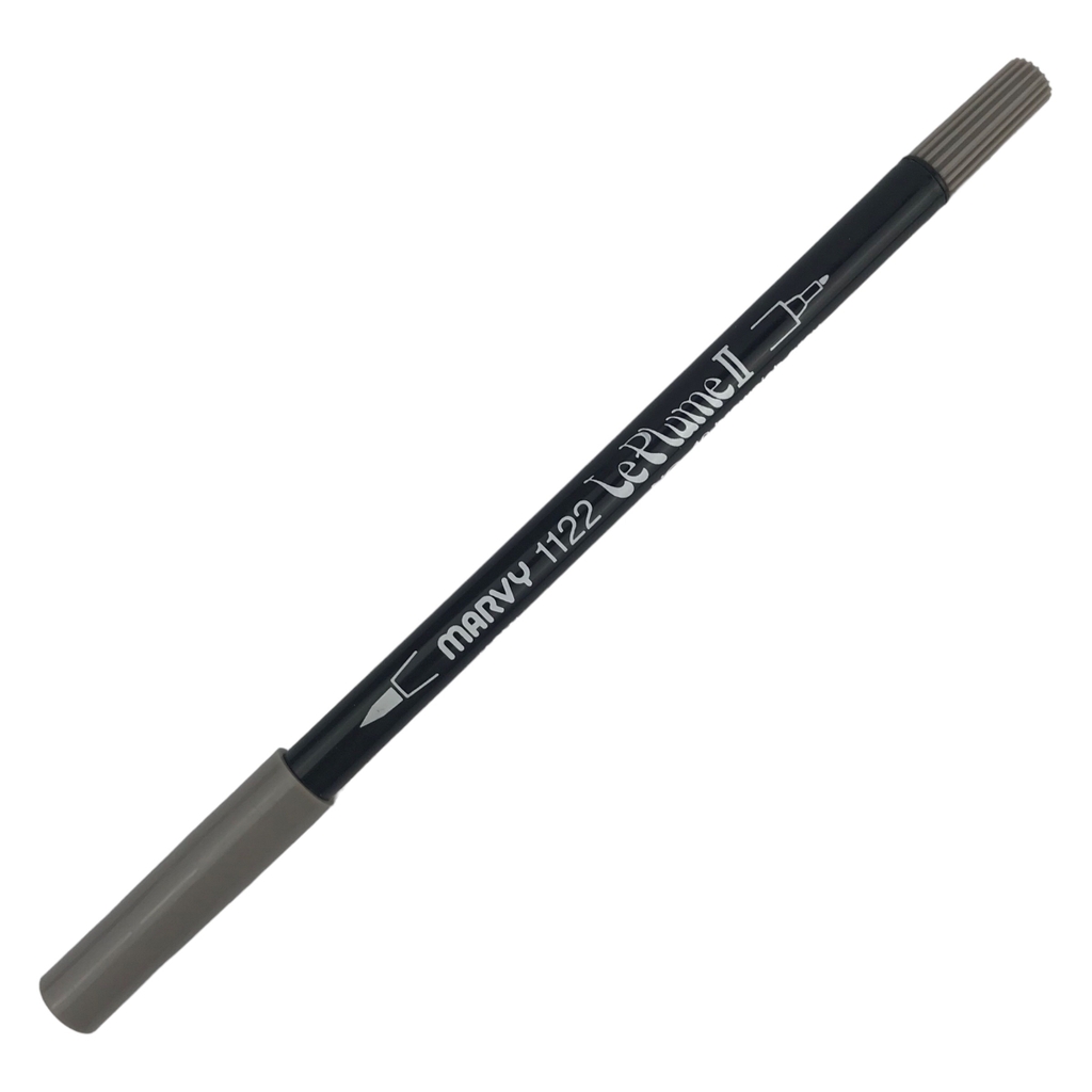 Bút lông hai đầu Marvy Uchida 1122 tone xám ghi