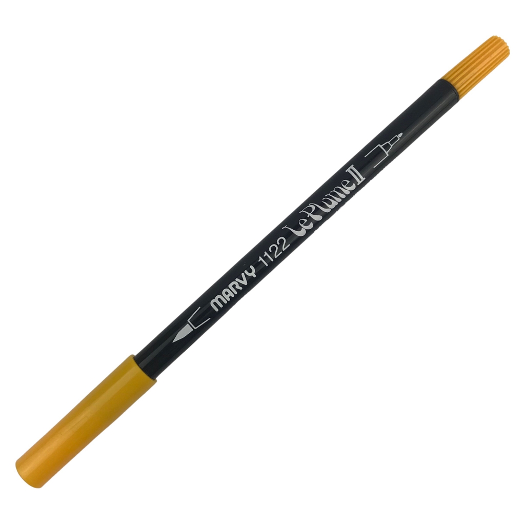 Bút lông hai đầu Marvy Uchida 1122 tone vàng