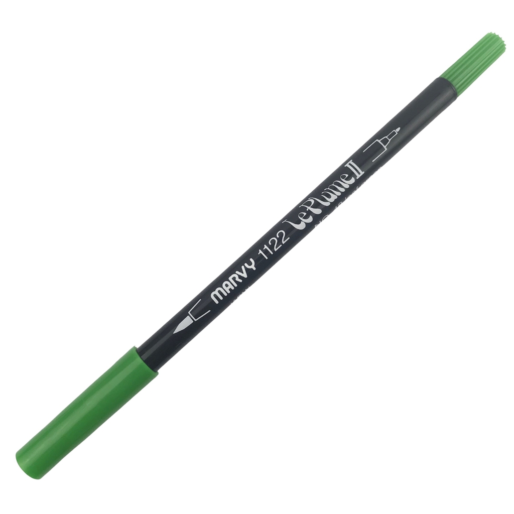 Bút lông hai đầu Marvy Uchida 1122 tone xanh lá