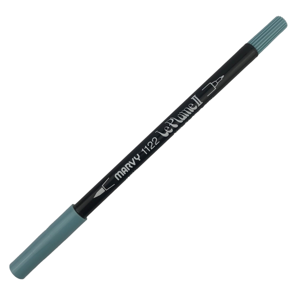 Bút lông hai đầu Marvy Uchida 1122 tone xanh biển