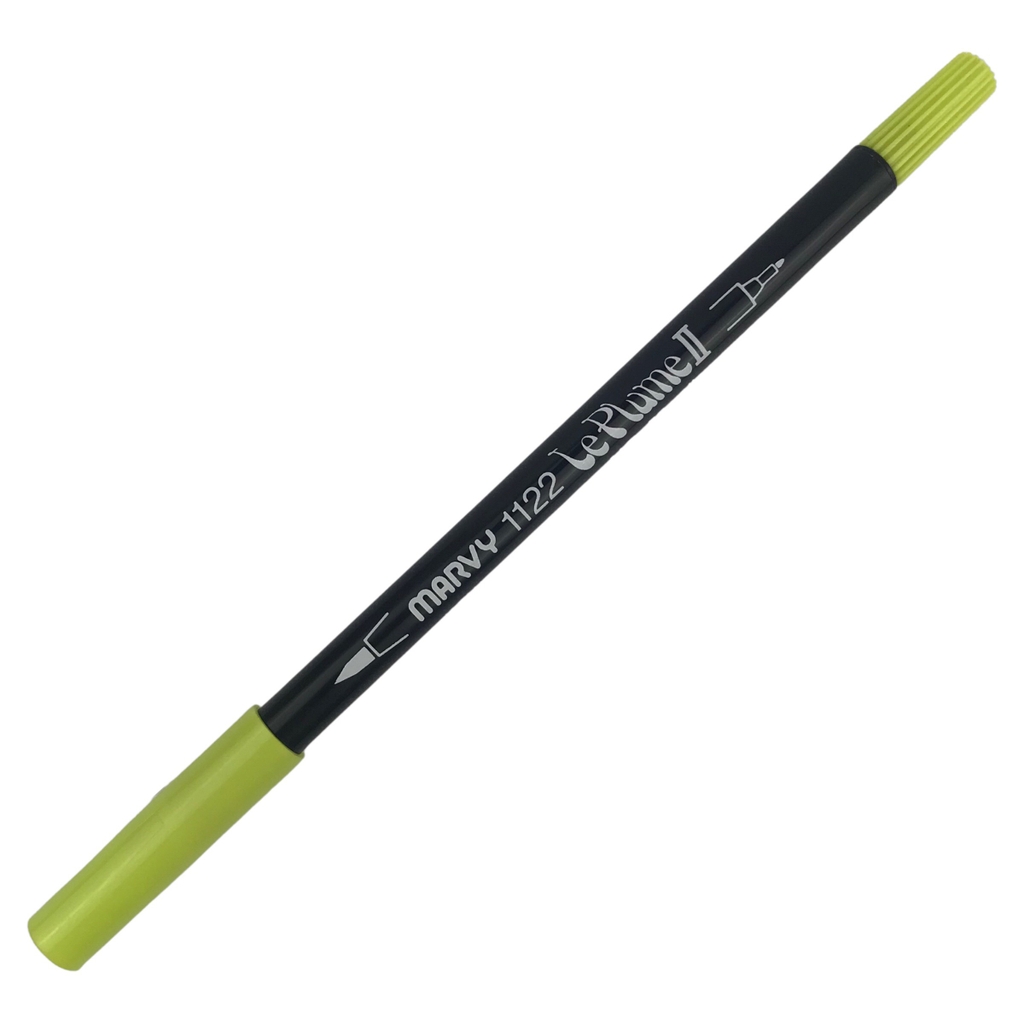Bút lông hai đầu Marvy Uchida 1122 tone xanh lá
