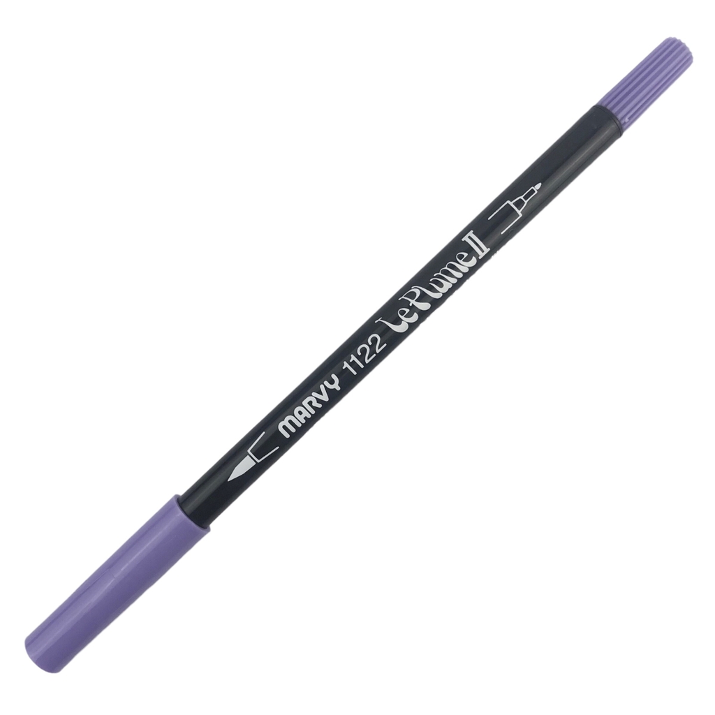 Bút lông hai đầu Marvy Uchida 1122 tone tím
