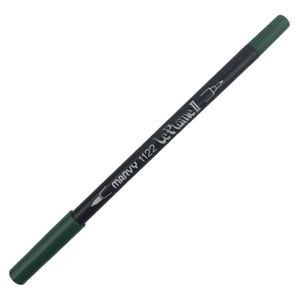 Bút lông hai đầu Marvy Uchida 1122 tone xanh lá