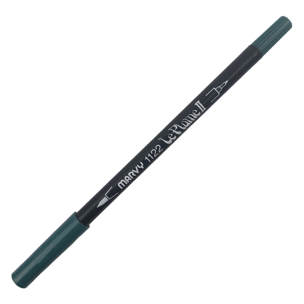 Bút lông hai đầu Marvy Uchida 1122 tone xanh lá