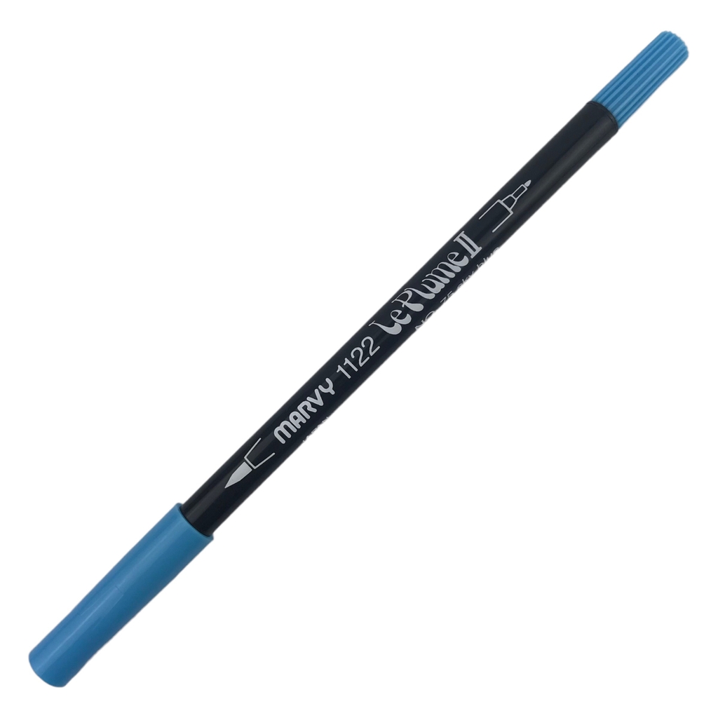 Bút lông hai đầu Marvy Uchida 1122 tone xanh biển