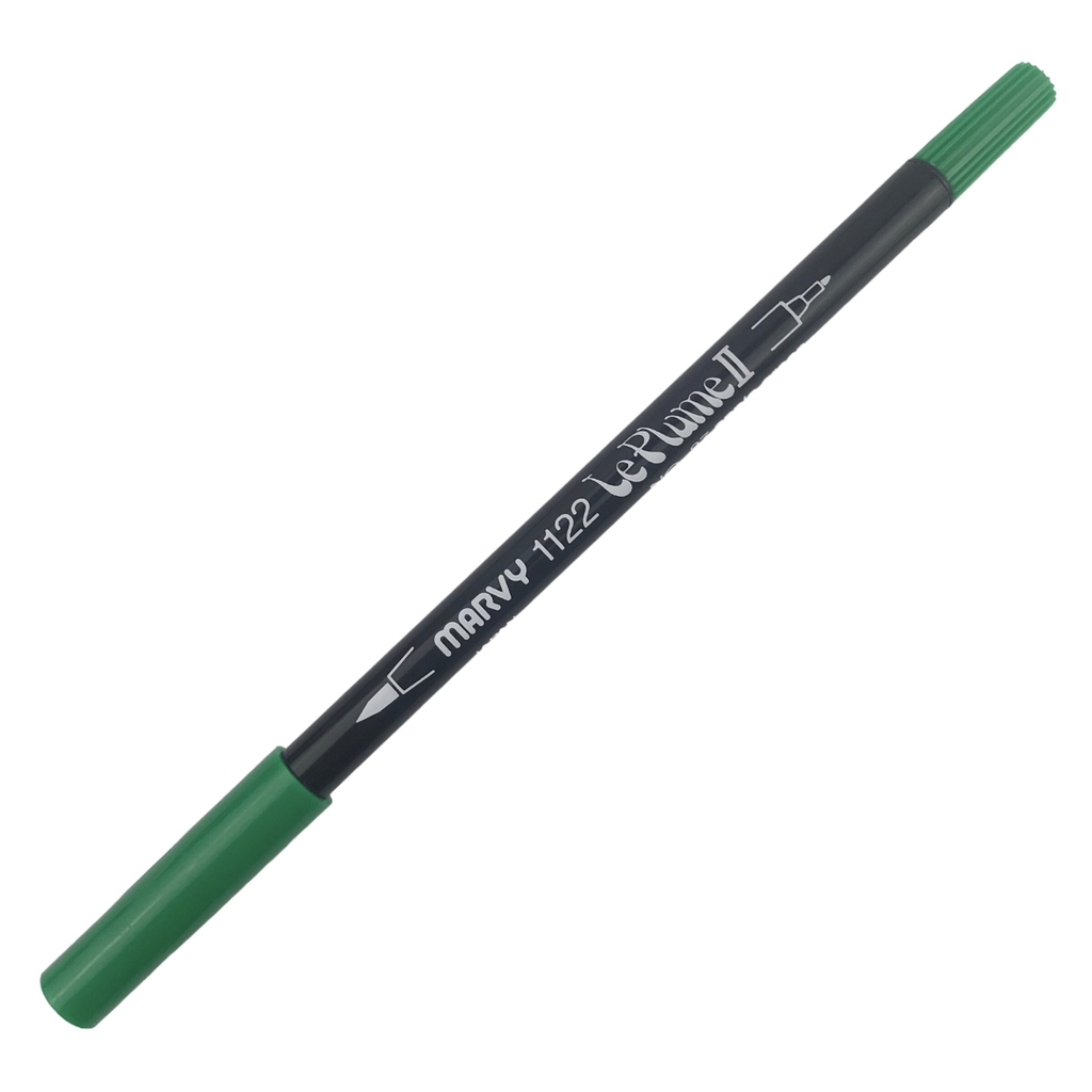 Bút lông hai đầu Marvy Uchida 1122 tone xanh lá