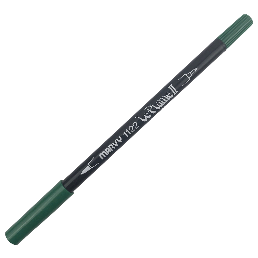 Bút lông hai đầu Marvy Uchida 1122 tone xanh lá