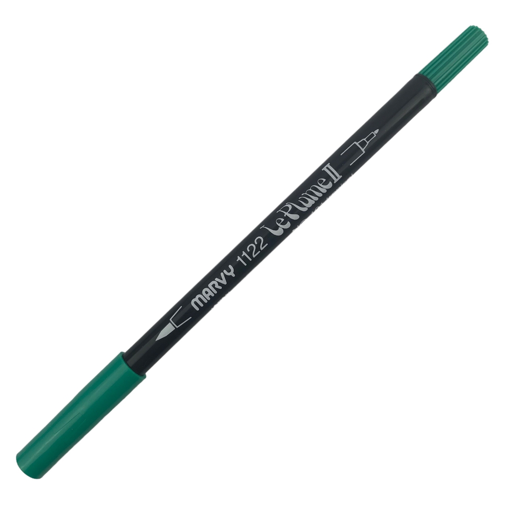 Bút lông hai đầu Marvy Uchida 1122 tone xanh lá