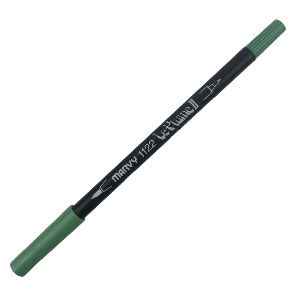 Bút lông hai đầu Marvy Uchida 1122 tone xanh lá