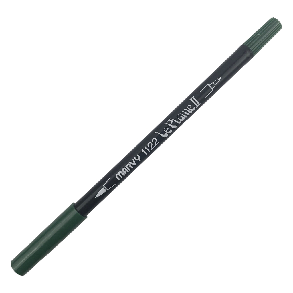 Bút lông hai đầu Marvy Uchida 1122 tone xanh lá
