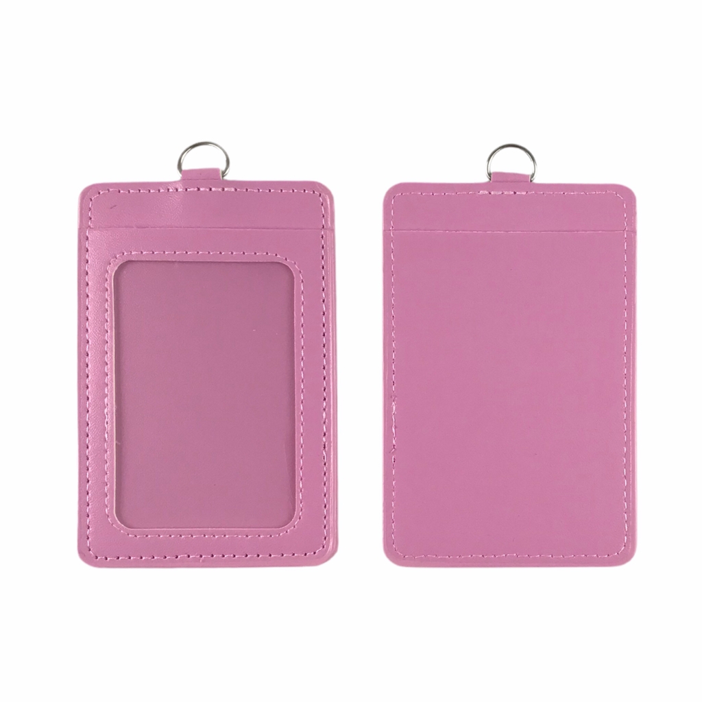 Bảng tên da 5.5x8.5cm 2 ngăn đứng (25)