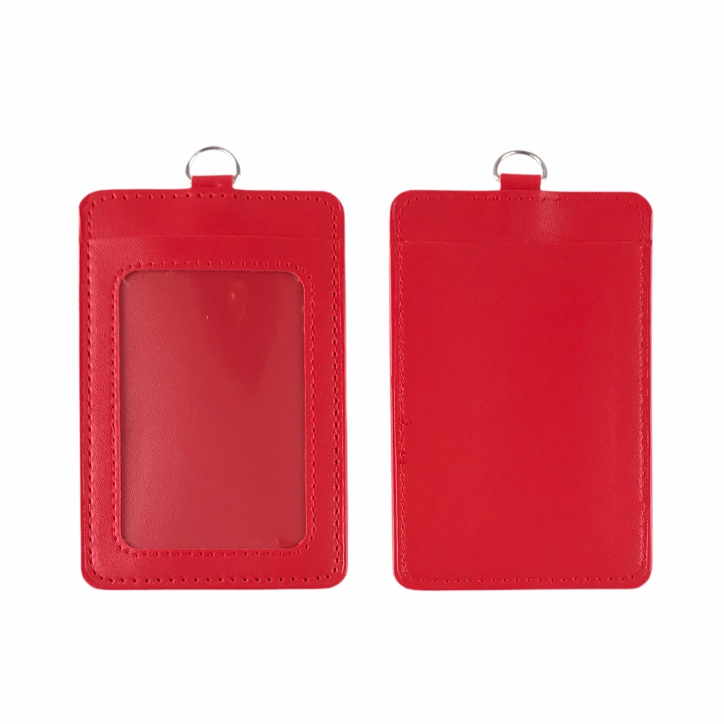 Bảng tên da 5.5x8.5cm 2 ngăn đứng (25)