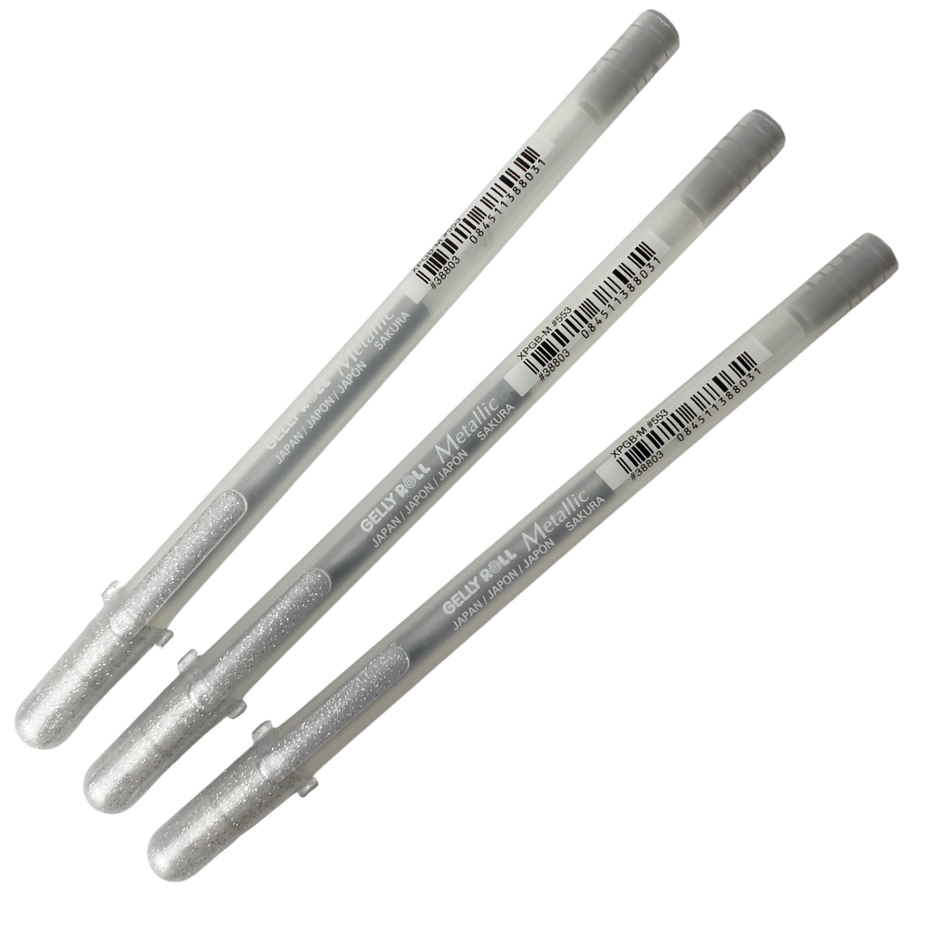 Bút gel Sakura Gelly roll Metallic XPGB-M, Bút trang trí, Bút kim tuyến (12)