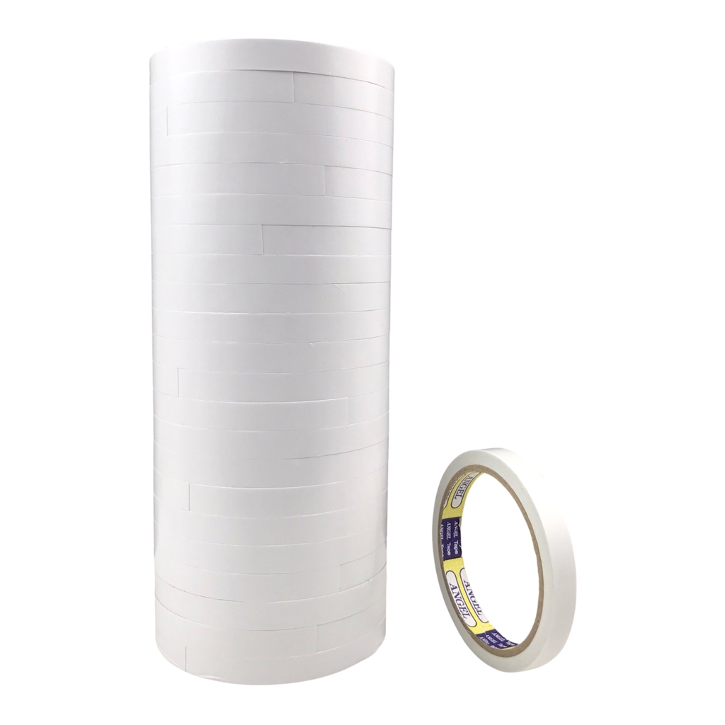 Băng keo 2 mặt Angel 1.2cmx10yard/1.2cmx23yard, Băng dính 2 mặt
